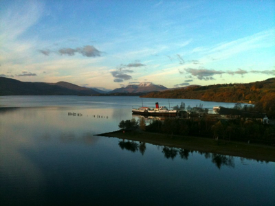  Old iphone photo of Loch Lomond on a winter's afternoon. 